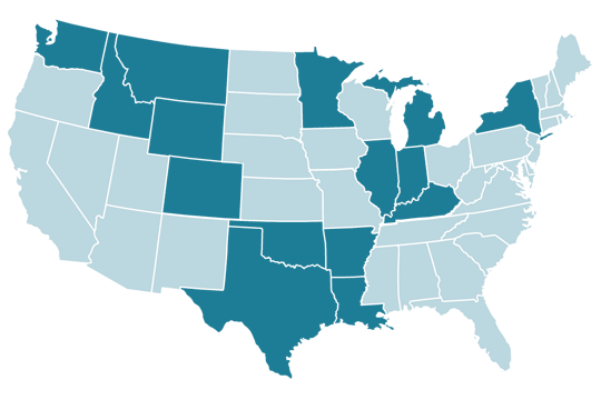 TownSquare Media Coverage Map We launched 170 radio stations covering territories across the US!