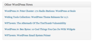 Peter is on the WordPress Dashboard