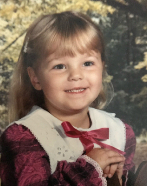 Ashley as a kid